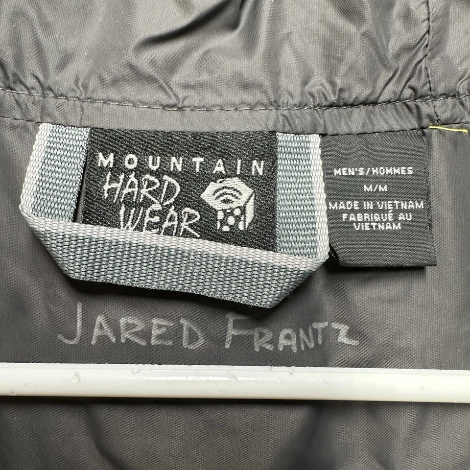 Chaqueta Mountain Hardwear Finder Para Hombre Mediana Amarilla Impermeable Abrigo de Lluvia Forrado Foto 4 de 4