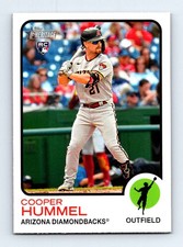 #504 2022 Topps Heritage Cooper Hummel RC Arizona Diamondbacks