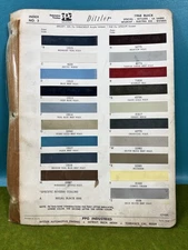 1968 Buick Skylark Riviera La Sabre Wildcat Electra Paint Chips Ditzler PPG