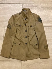 WWI WW1 US 26th Division Uniform Tunic Cotton Summer Khaki