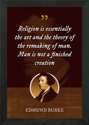 Religion ist im Wesentlichen gerahmtes Wandbild Poster Leinwanddruck Bild