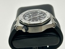 Audemars Piguet Royal Oak Men's Black Watch - 15710ST.OO.A002CA.01. Full set. 7