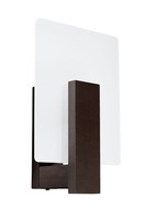 Wandleuchte Modern Glas Holz Blendarm E14 Wandlampe Flur Wohnzimmer Schlafzimmer