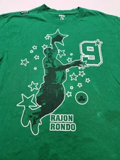 UNK NBA Boston Celtics Rajon Rondo #9 Green  T-Shirt XL