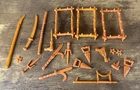 Vintage TMNT  Accessories Lot Teenage Mutant Ninja Turtles Playmates Bundle