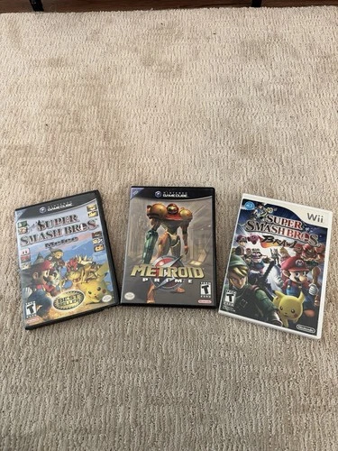Super Smash Bros Melee Super Smash Bros Brawl and Metroid Prime GameCube and Wii