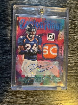 2023 Panini Donruss Canton Kings Champ Bailey Patch Auto 05/10