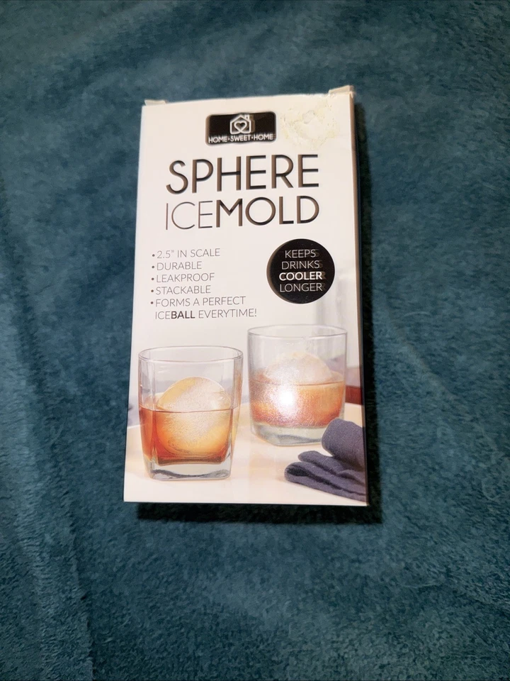 Paquete de 2 moldes de hielo Home Sweet Home Sphere Foto 3 de 3