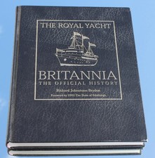 ROYAL YACHT HMY BRITANNIA DELUXE BOOK SIGNED LTD ED RICHARD JOHNSTONE BRYDEN