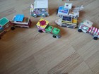 Handcrafted Wooden Lowes Toy Train Tow Truck 7 Piece Connect Play Kid Vintage — photo 5