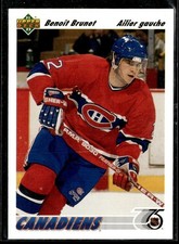 1991-92 Upper Deck Benoit Brunet Rookie Montreal Canadiens #469
