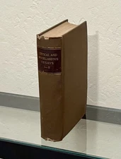 Critical And Miscellaneous Essays By Thomas Carlyle - Vol IV - 1839 Hardcover 