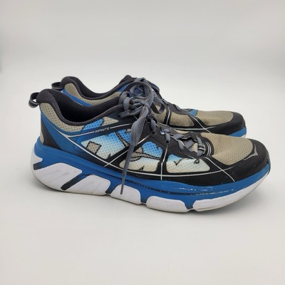 Hoka One One Infinite Running Shoes Mens Size 10M Blue Sneakers 1009648