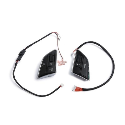 Black Steering Wheel Multi Function Button Set Fit For Audi A4 A5 Q5 Q7 RS5