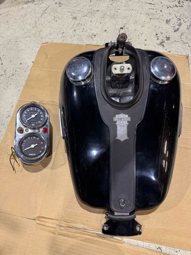 Raro Fxr Tanque de Combustible Fat Bob Velocímetro Medidor Personalizado Fxs Paseo Bajo - Imagen 2 de 10