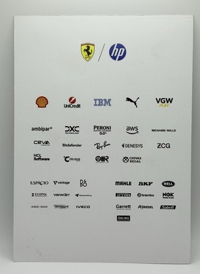 F1 CHARLES LECLERC SIGNED SCUDERIA FERRARI DRIVER CARD 2025 FULL