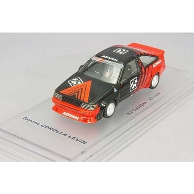 ENIF Toyota Corolla Levin AE86 N2 ADVAN #25 1986 JDM Race Car Model 1/43