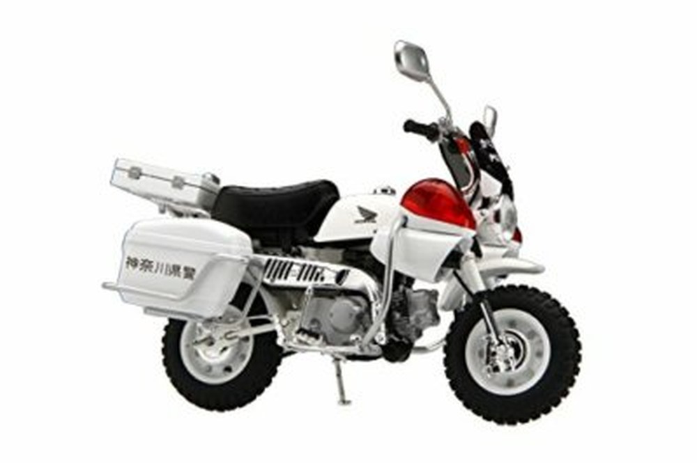 Fujimi No.15 Honda Monkey Police Custom White 1/12 Scale Plastic Model Kit Japan