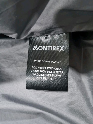 Chaqueta acolchada Montirex Peak Down Performance para hombre gris medio M - Imagen 13 de 15