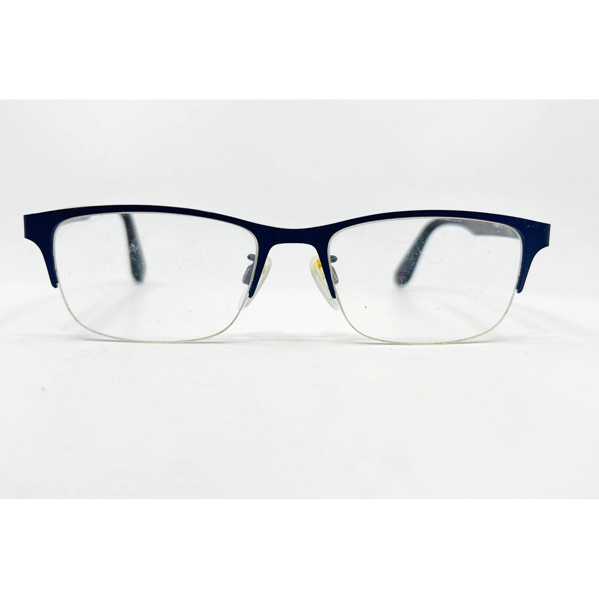 Titanium Blue Half Frame Eyeglass Frames for sale | eBay display picture 2