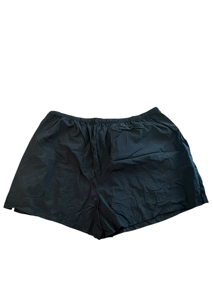 Pantalones cortos de baño Just My Size para mujer negros de nailon Plus 22W/24W Foto 2 de 3