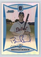 2008 Bowman Chrome Prospects Prospect Refractor 73/500 Brennan Boesch Auto 1h0p