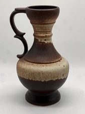 Vintage Numbered Pottery Jug Pitcher Vase Collectible