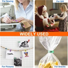 120 PCS Orange Sewing Clips for Fabric, Mini Clips for Sewing, Sewing Fastene...