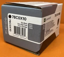New Genuine OEM Lexmark 78C0X10 Extra High Yield Toner CS421 CX421 CX522