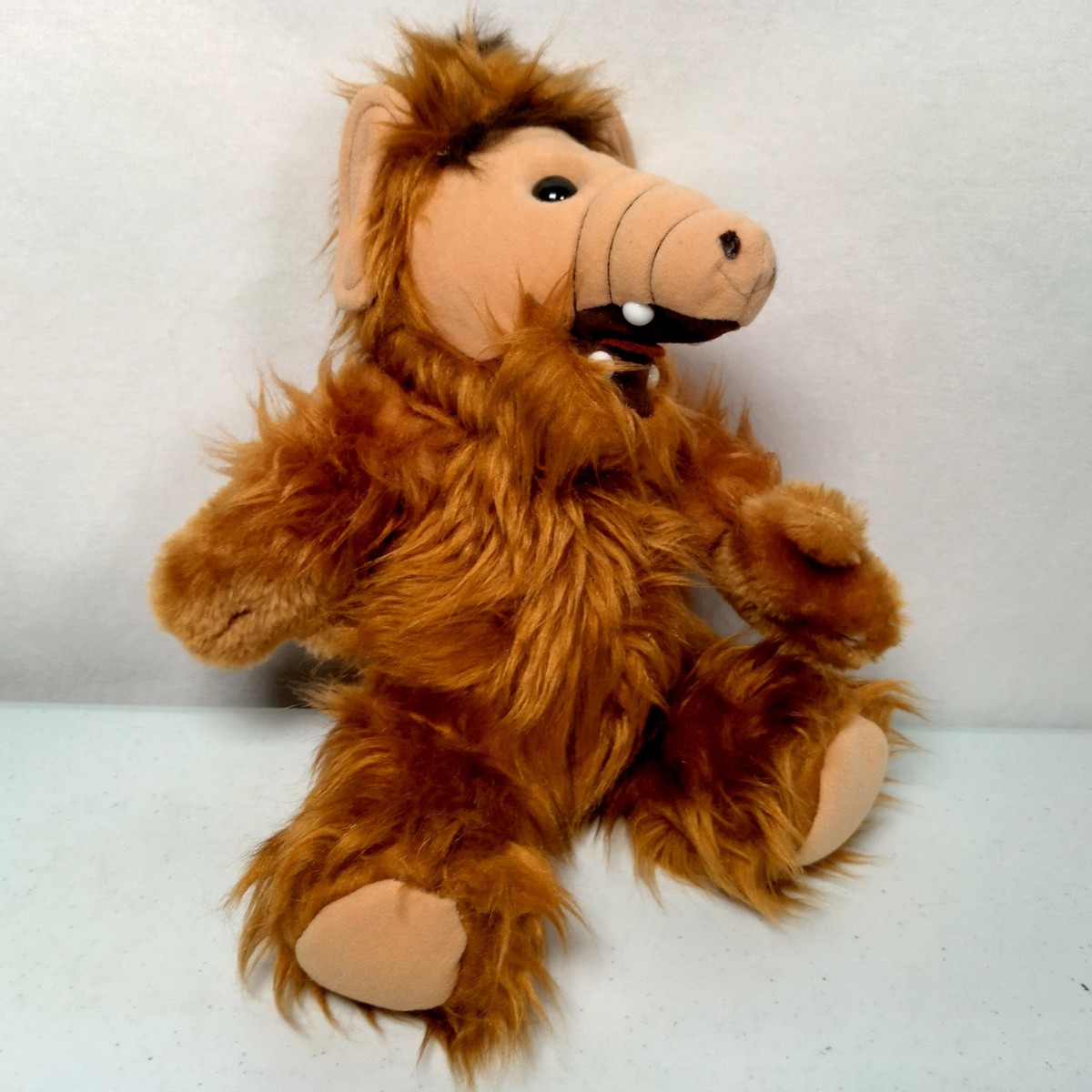 Vintage ALF Stuffed Plush Toy TV Show Alien Furry Brown Korea 14