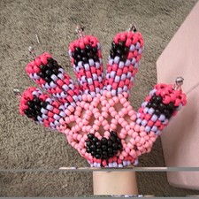 Kandi paw glove, Right hand. Comes with handw...