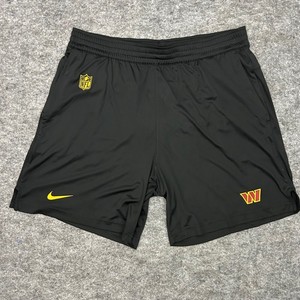Nike Washington Commanders NFL Dri-FIT Training Shorts Mens Large Black Logo
