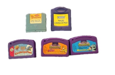 Lot of 5 Leap Frog LeapPad Cartridges Reading Scooby-Doo Monsters 