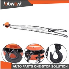 Labwork 3 Ton / 6600 lbs Capacity 10 FT Steel Hand Chain Hoist 360° Swivel Hook
