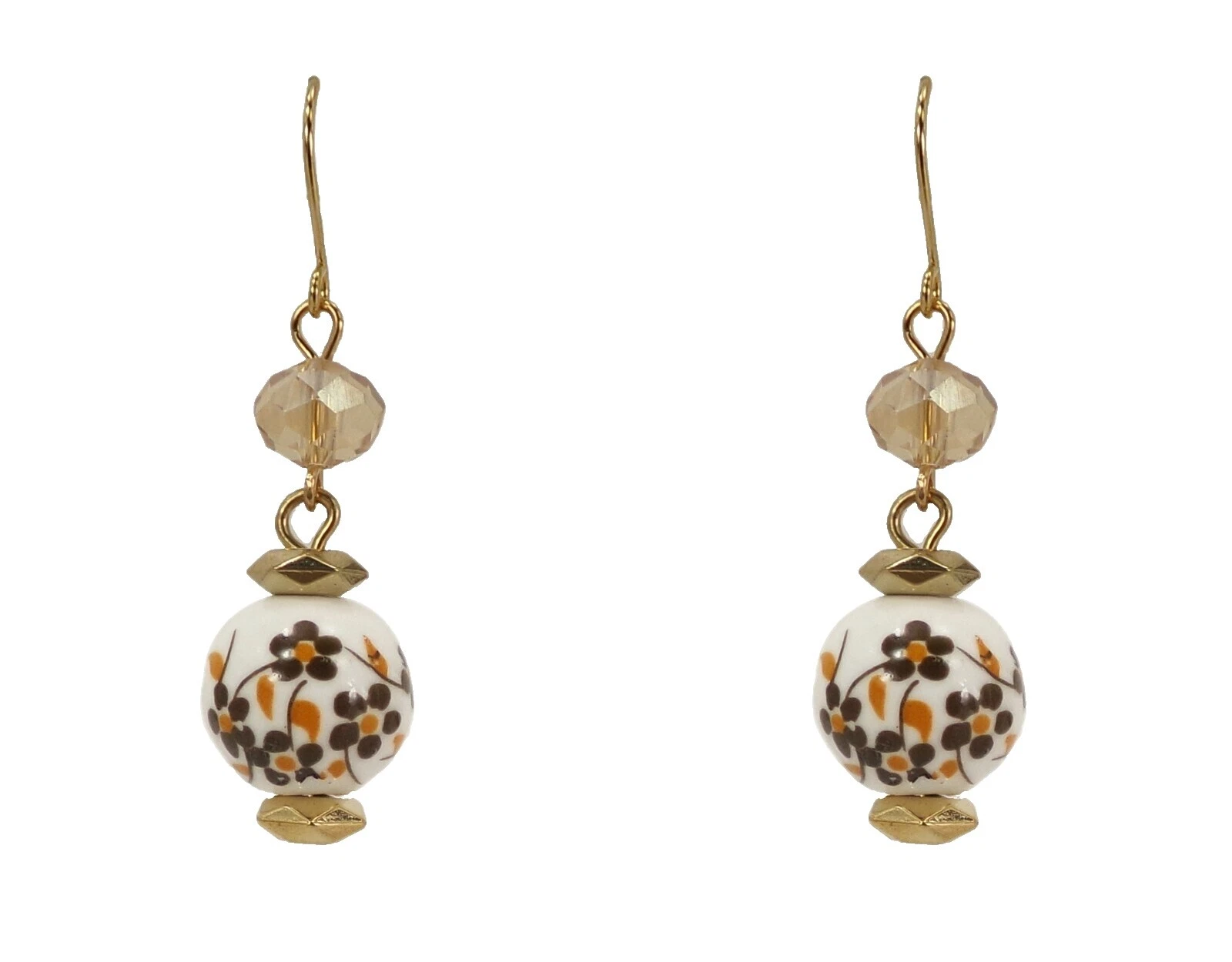 Topaz Glass Yellow Gold Plated Fashion Jewelry