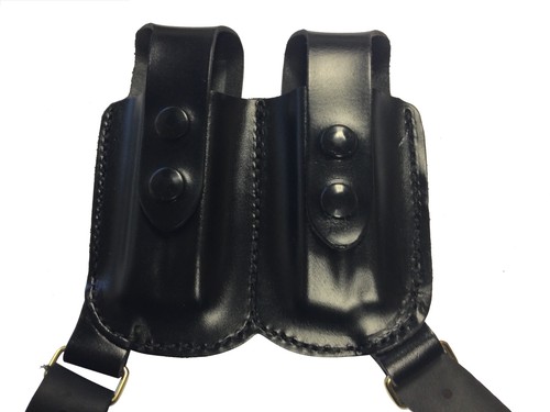 Leather Shoulder Gun Holster LH RH For Springfield 1911 3" - Picture 2 of 5