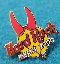 BARCELONA SPAIN LA MERCE FESTIVAL DEVIL S HORNS LOGO 2000 Hard Rock Cafe PIN LE