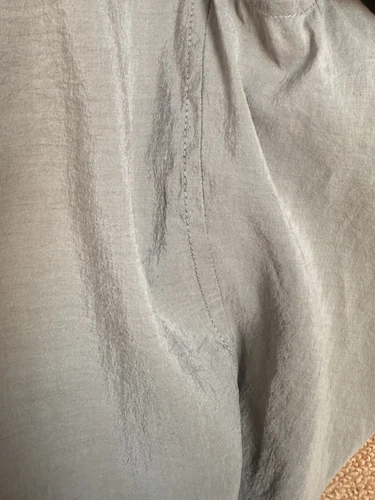 donclickin Lemaire*vibe 25SS New Glossy Dry Silk Shirt –Sage Green Black Edition - Foto 6 di 23