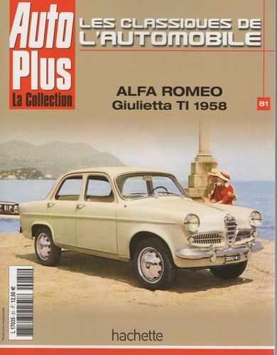 LES CLASSIQUES DE L'AUTOMOBILE 81 ALFA ROMEO GIULIETTA TI 1958 GIULIETTA SPIDER  - Bild 1 von 2