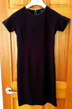 Brooks Brothers 346 Womens Classic Little Black Dress Sz 2 Sheath Career Evening