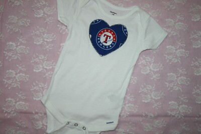 Bodysuit for Rangers Baseball 3~6 Mo makes a Great Baby Shower Gifts ~   