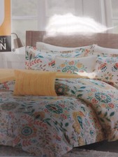 Intelligent Design Comforter Set Twin/Twin XL 4 Pcs Floral Medallion Birds