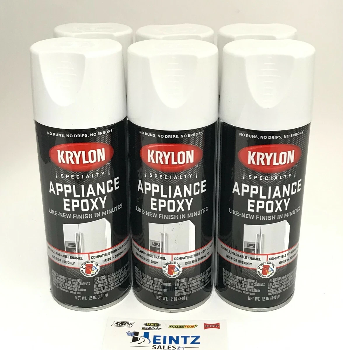 KRYLON 3201 6 PACK WHITE Specialty Appliance Epoxy Durable