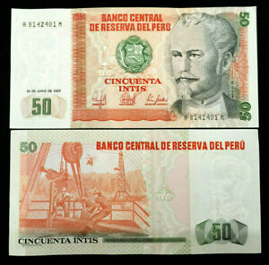 PERU AUTHENTIC BANKNOTES CURRENCY UNC