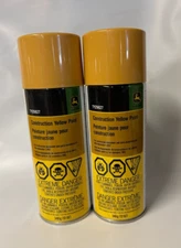 2 cans- John Deere Construction Yellow Spray Paint #TY25627