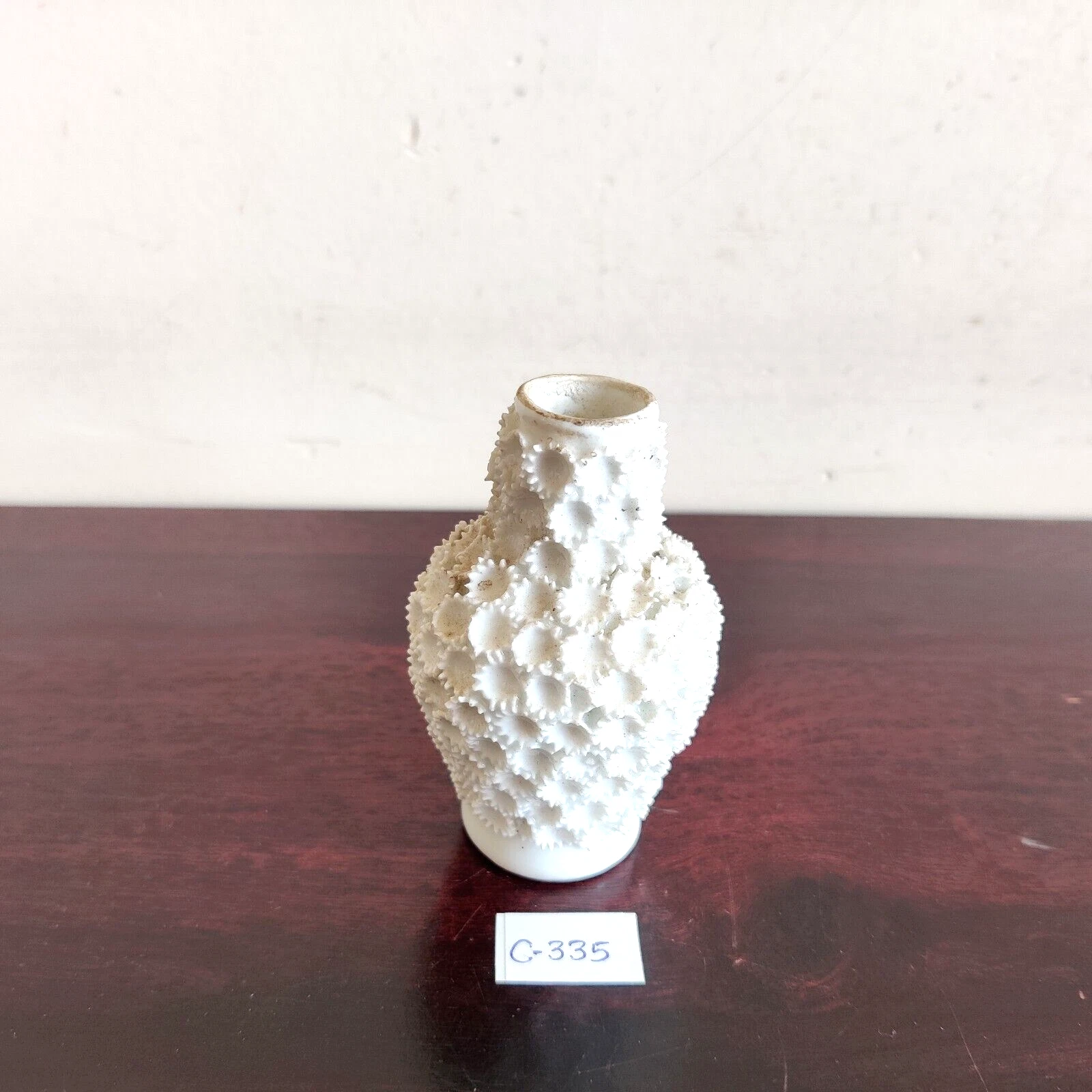 Vase Floral Décoratif Unique En Porcelaine Ancien Collectible C335