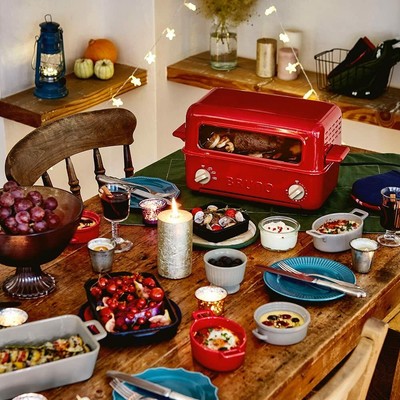 BRUNO Toaster Grill Oven Red BBQ cookware BOE033-RD from 
