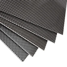 500X500 100% 3K Carbon Fiber Sheet Laminate Plate Panel 1-4MM Thickness