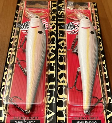 2 Lucky Craft Pointer 128 SP Minnow Jerkbait Lures BP PINK SEXY