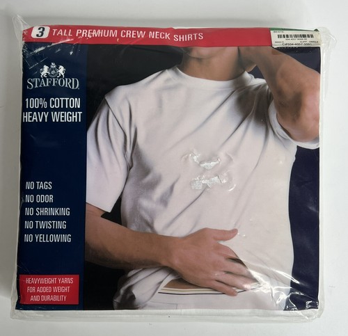 Cotton Soft Crew-Neck T-Shirts Large 